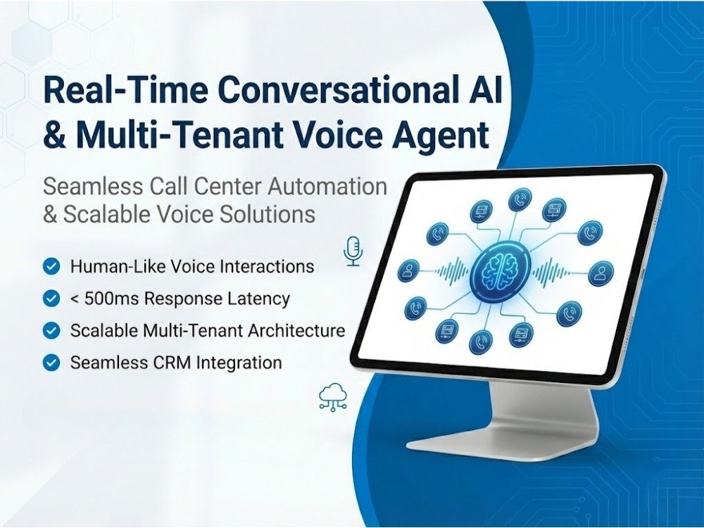 Conversational AI voice agent