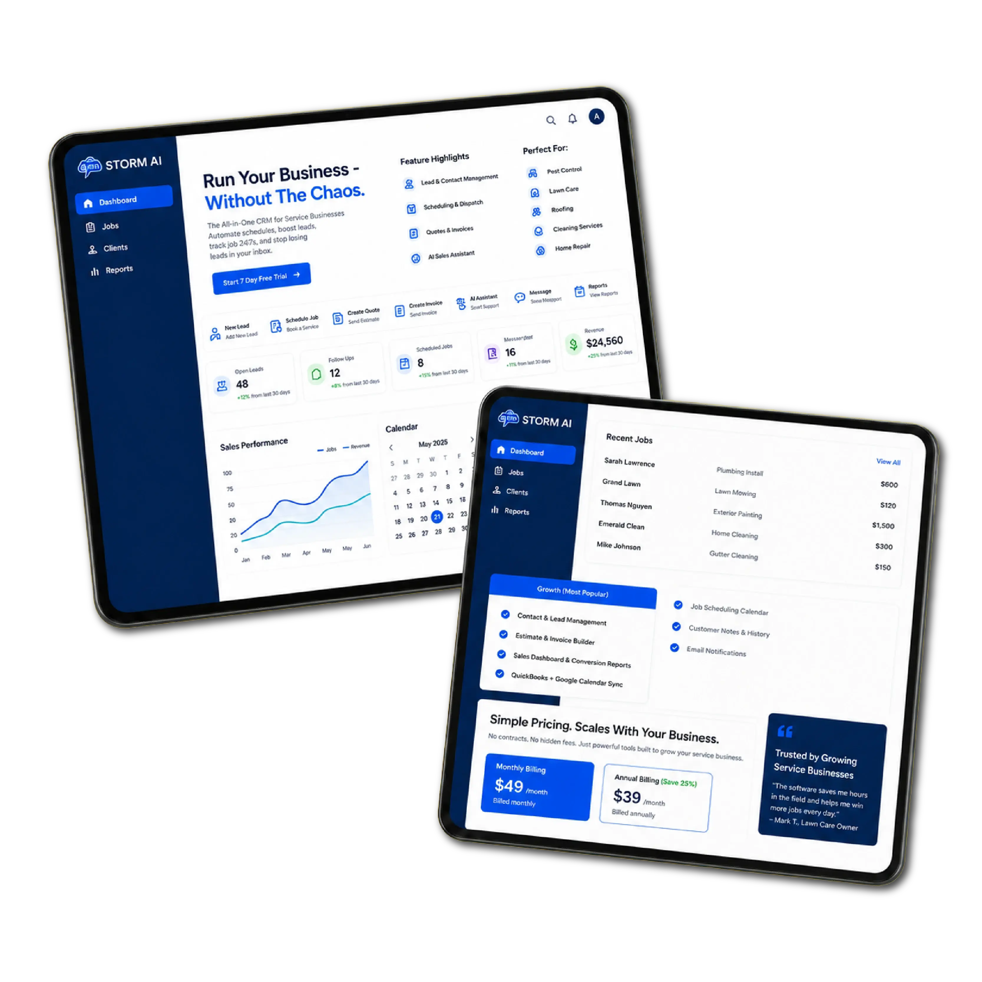 AI-Enhanced All-In-One SaaS CRM