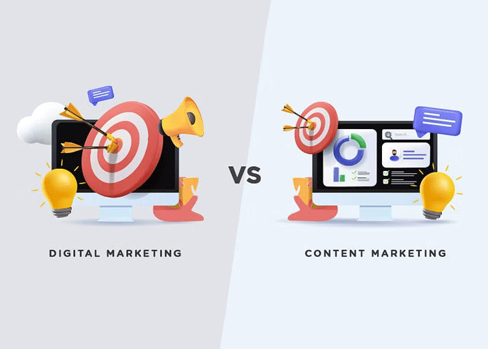 Digital Marketing Vs Content Marketing